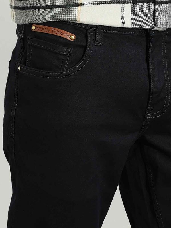 Indian Terrain Men Dark Blue Jeans